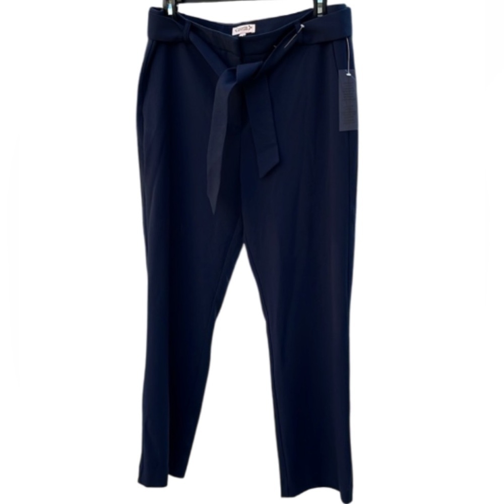 NANETTE LEPORE NWT Women’s Navy Belted Dress Pants - Size 10